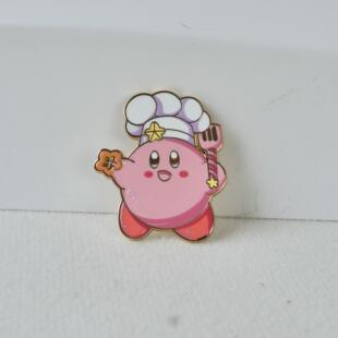 可爱日本动漫金属徽章 星之卡比金属胸针 珐琅星之卡比配饰Pin