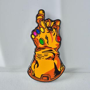 漫威英雄联盟灭霸手套金属胸针 创意书包金属配饰pin