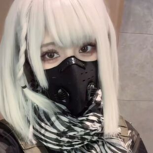 三角洲行动周边麦晓雯口罩游戏道具cosplay面罩动漫角色扮演玩具