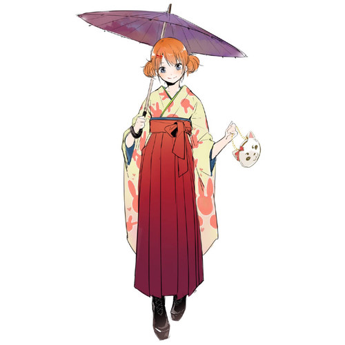 【翼方阁】定制！银魂cos神乐 夜兔 大正和服cosplay女动漫浴衣