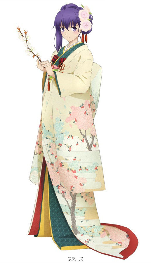 【翼方阁】定制fate剧场版cos间桐樱挂画花嫁和服色打褂cosplay女