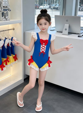 2026新款女宝宝海边度假连体泳装