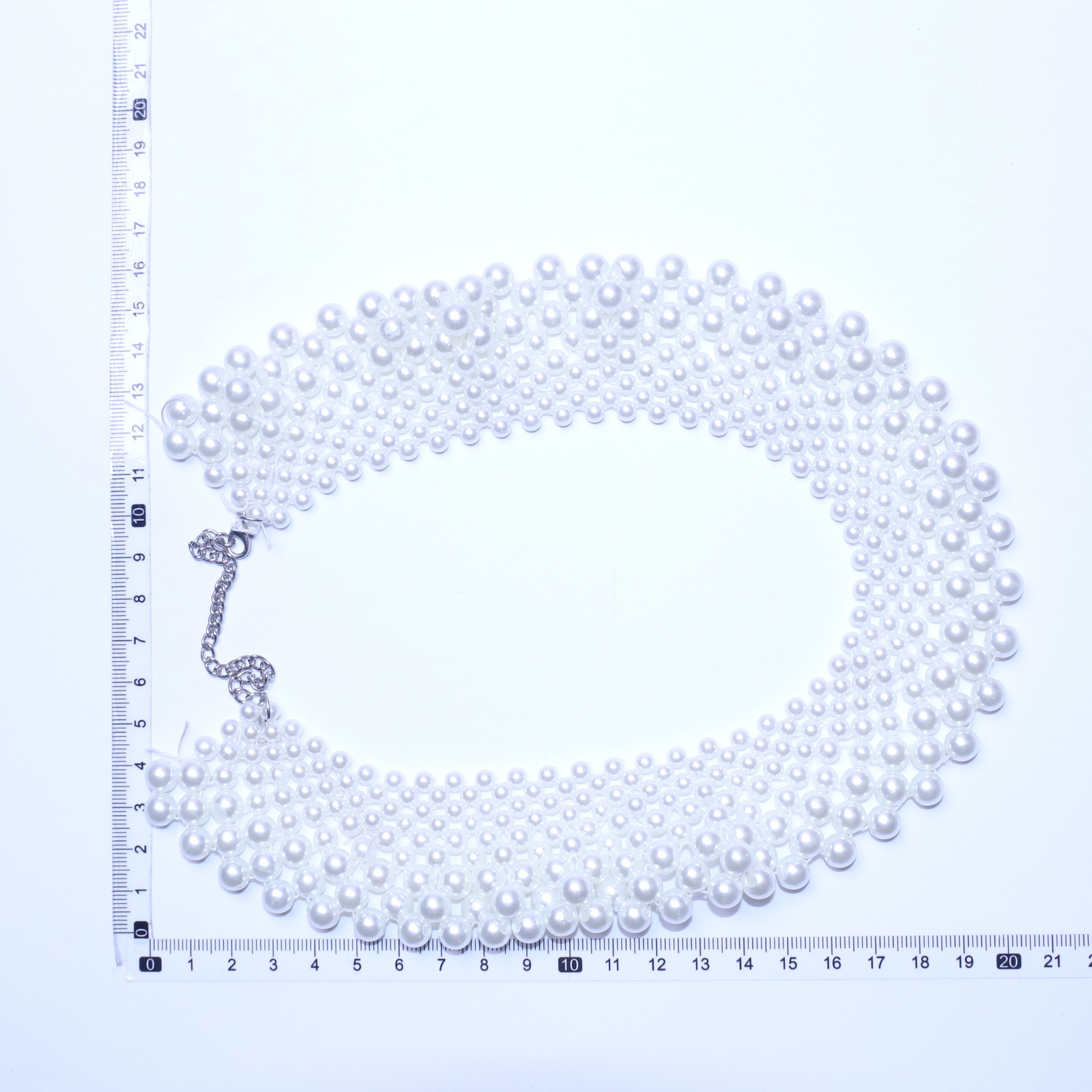 KOREAN FASHION VIVI MAGAZINE MODEL PEARL FAKE COLLAR MULTILAYER PEARL FAKE COLLAR NECKLACE JEWELRY ACCESSORIES B08