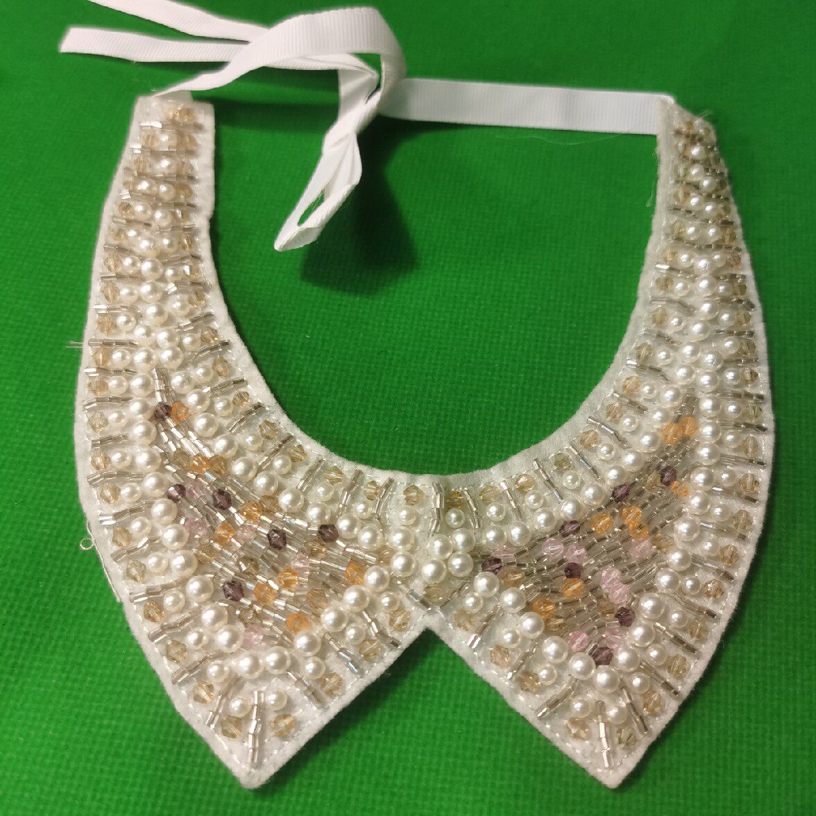 2019 NEW KOREAN JEWELRY COLORFUL BEADS GORGEOUS AND VERSATILE LADY FAKE COLLAR SHORT COLLAR