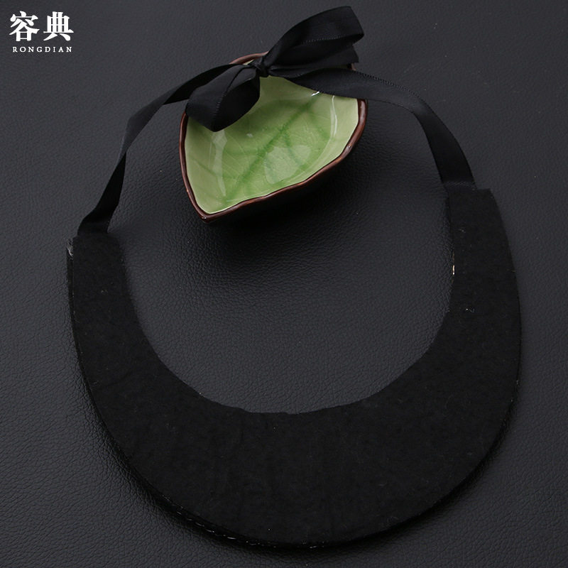 2023 NEW KOREAN VERSION WATER DROP MOON CRYSTAL FAKE COLLAR FAKE COLLAR NECKLACE VERSATILE CLOTHING DECORATION