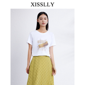 元 新品 气珠珠 2025夏款 上衣237268703 XISSLLY