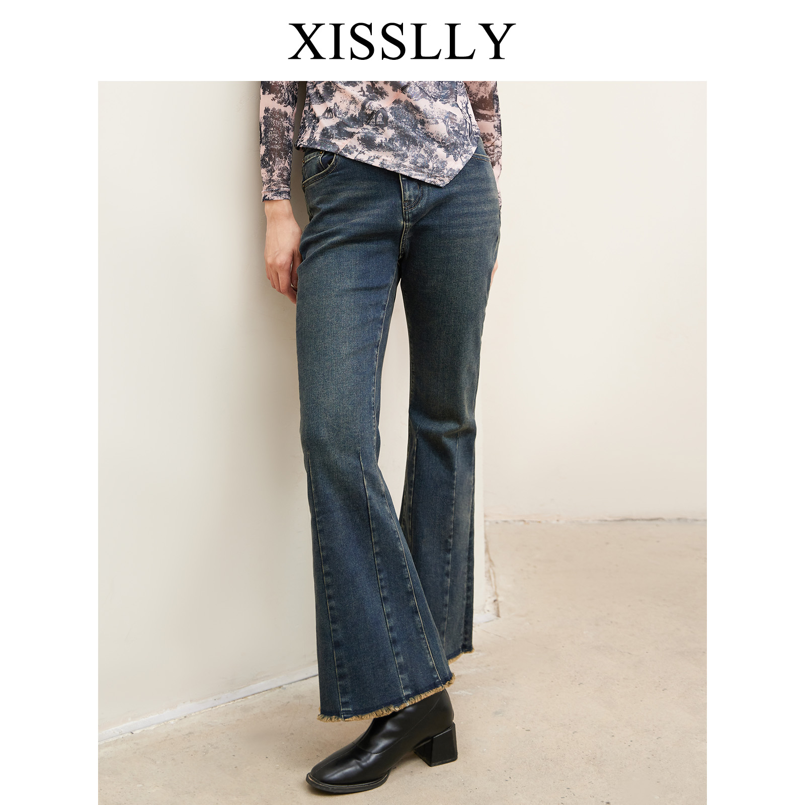 【晶晶姐妹专属】XISSLLY 2025冬款新品长裤239057121