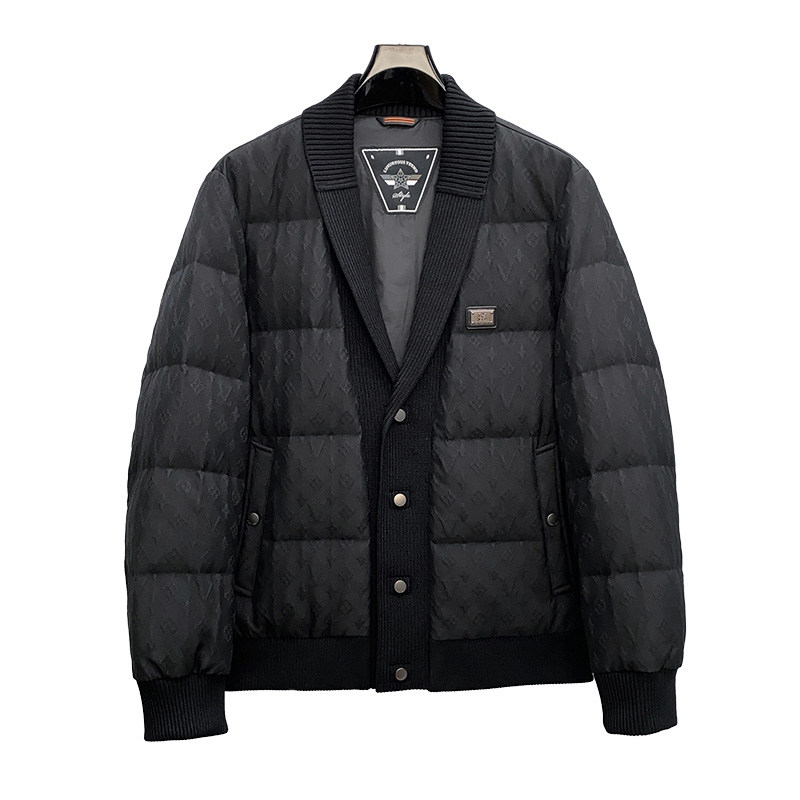 1833P38525冬季新款90%白鸭绒微阔翻领休闲羽绒服控598,男装羽绒服,钱塘2019