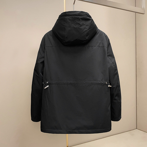24918P475 25冬季新款 90%白鸭绒微阔连帽冲锋衣羽绒服 控658图片