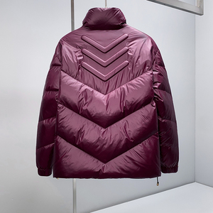 5579P450 25冬新款 90%白鸭绒压花微阔羽绒服  控598图片