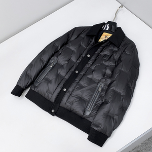 507P395 25冬季新款 90%白鸭绒刺绣翻领羽绒服  控598图片