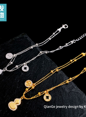 国潮双层葫芦手链3302