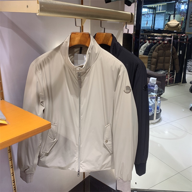 冬季新款男士立领鹅绒服短款白鹅绒保暖外套时尚百搭休闲上衣