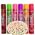 欢乐猴冒泡糖无糖气泡汽水糖水果味压片糖果西瓜葡萄味儿童零食