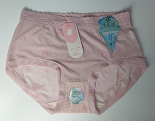 包邮 曼丽妃529冰丝三角裤 6条 锦纶女内裤 中腰网纱透气蚕丝底裆内裤