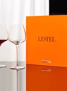 德国进口LESTEL莱仕得无铅水晶勃艮第杯香槟杯高档红酒杯礼盒装