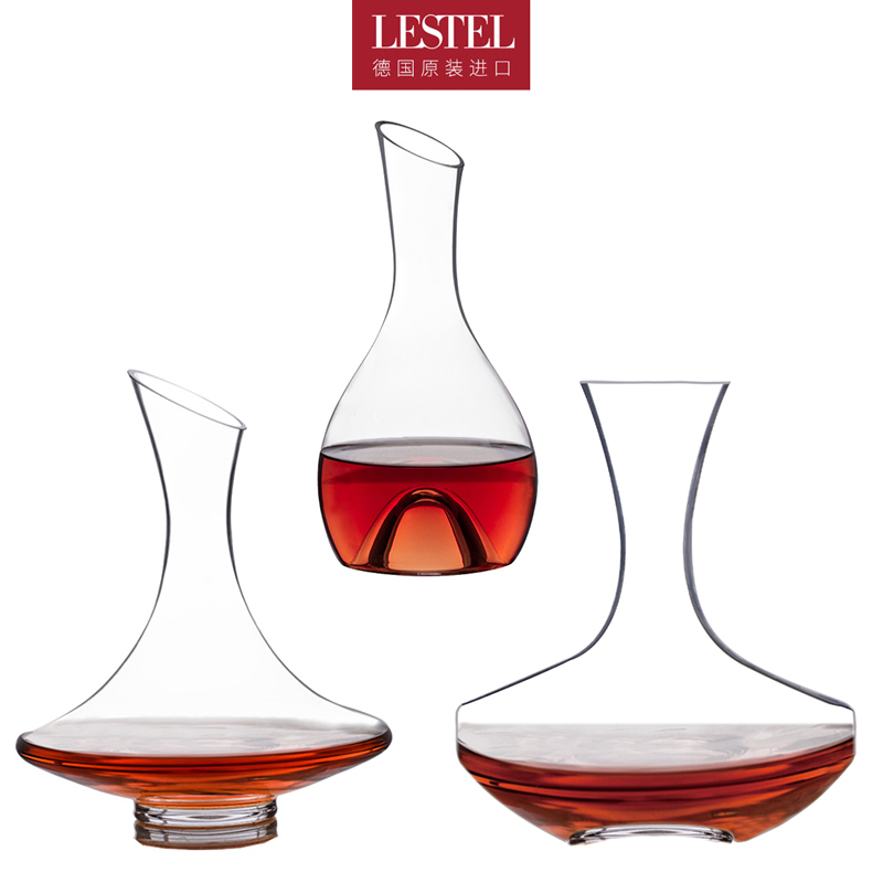 德国进口LESTEL水晶玻璃大号红酒葡萄酒醒酒器分酒器家用盛酒器