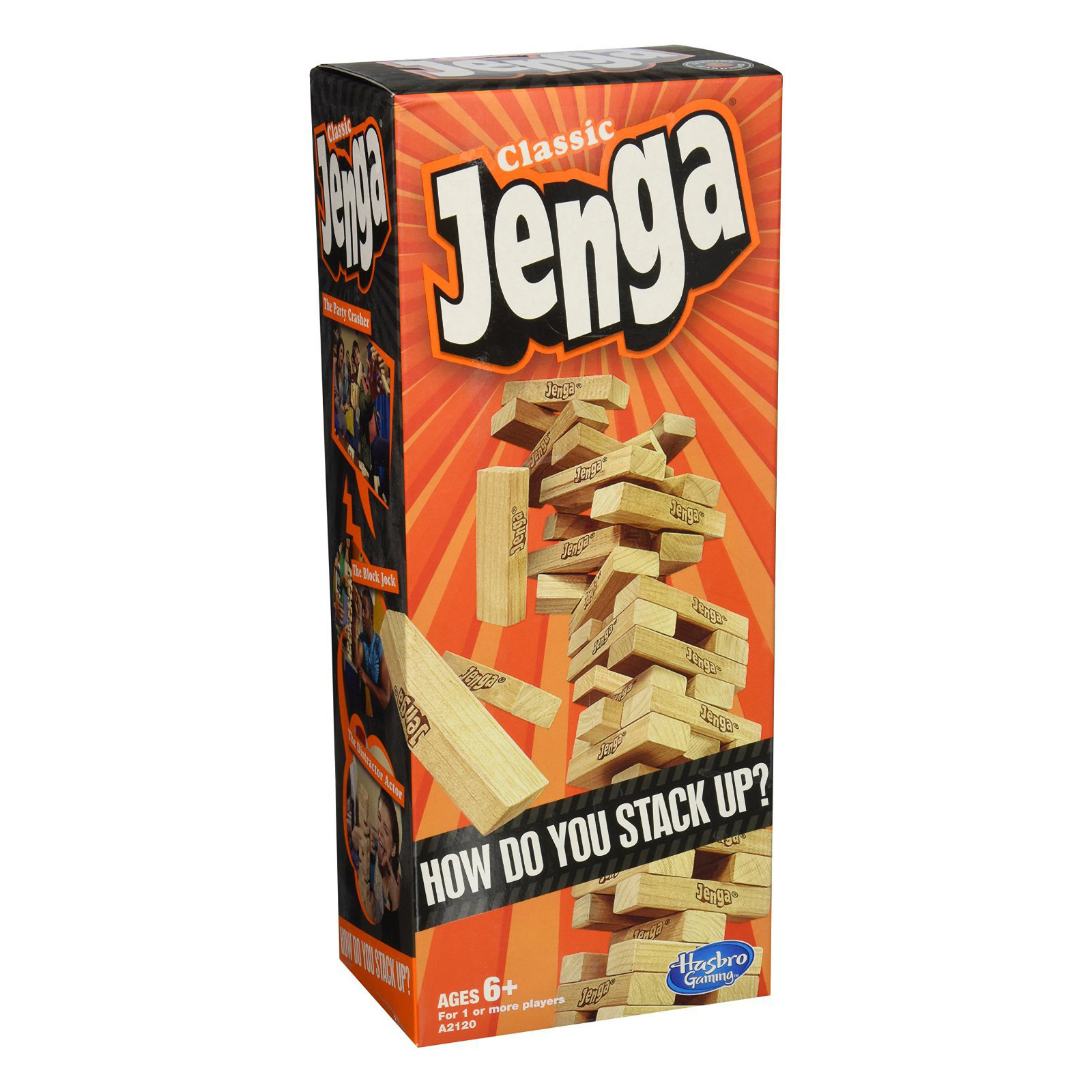 Classic Game with Genuine Hardwood BlocksStacking Tower Game