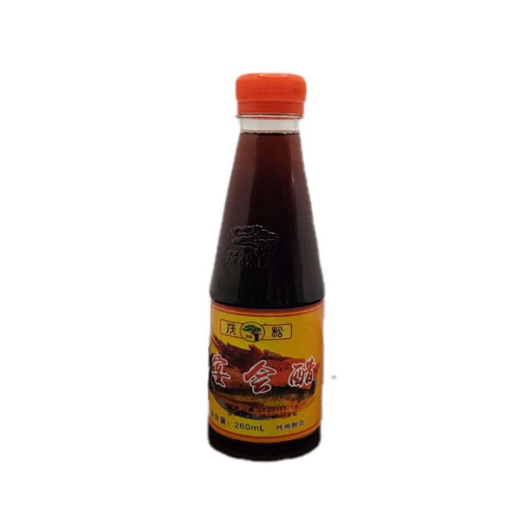 纯醋平阳茂松宴会专用香醋小瓶装260ml/瓶练川醋厂调味料海鲜蘸料