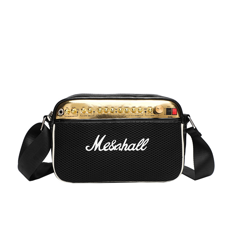 OSOCE英国斜挎包单肩包男 马蝎音箱型百搭休闲女时尚潮流背包