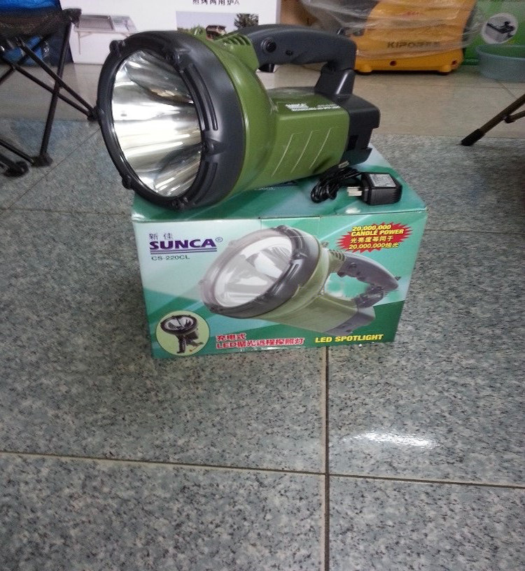 新佳CS-220CL充电式LED远程探照灯/10WLED灯 强光远程射灯钓鱼灯