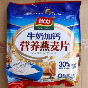 智力牛奶加钙营养燕麦片700g