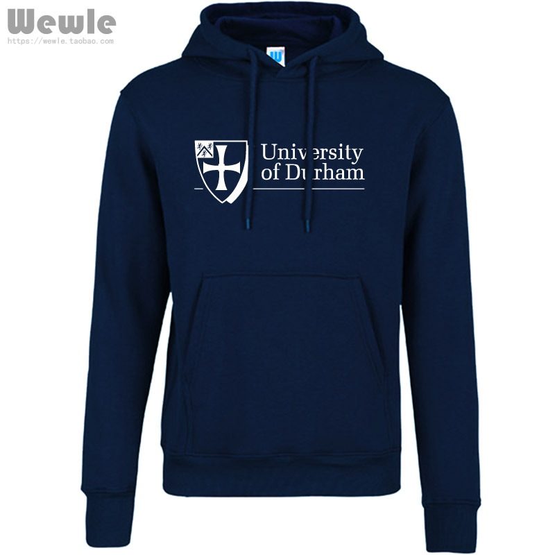 durham达勒姆杜汉姆杜伦大学连帽加绒卫衣校服套头宽松校服秋冬