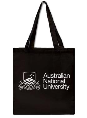 新品ANU澳大利亚国立大学帆布包单肩帆布袋纪念品女有拉链定制
