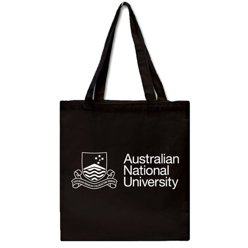 新品ANU澳大利亚国立大学帆布包单肩帆布袋纪念品女有拉链定制