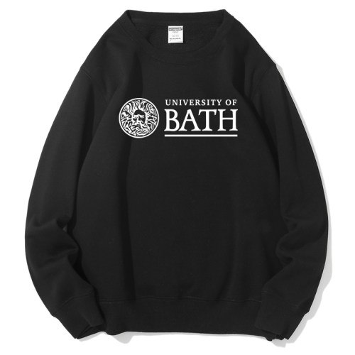 英国巴斯大学卫衣圆领套头冬季加绒加厚University of Bath外套