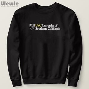 USC美国南加州大学南加大校服卫衣圆领套头学生青少年印花外套