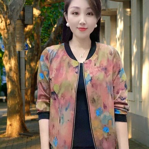 中老年小个子轻薄防晒夹克开衫