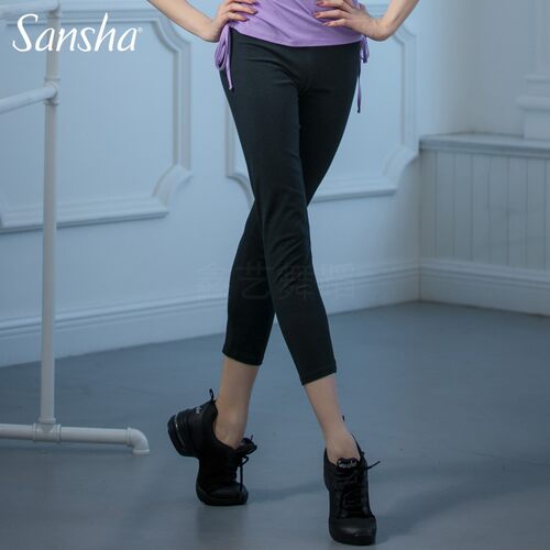 Sansha成人芭蕾长裤女弹力九分裤