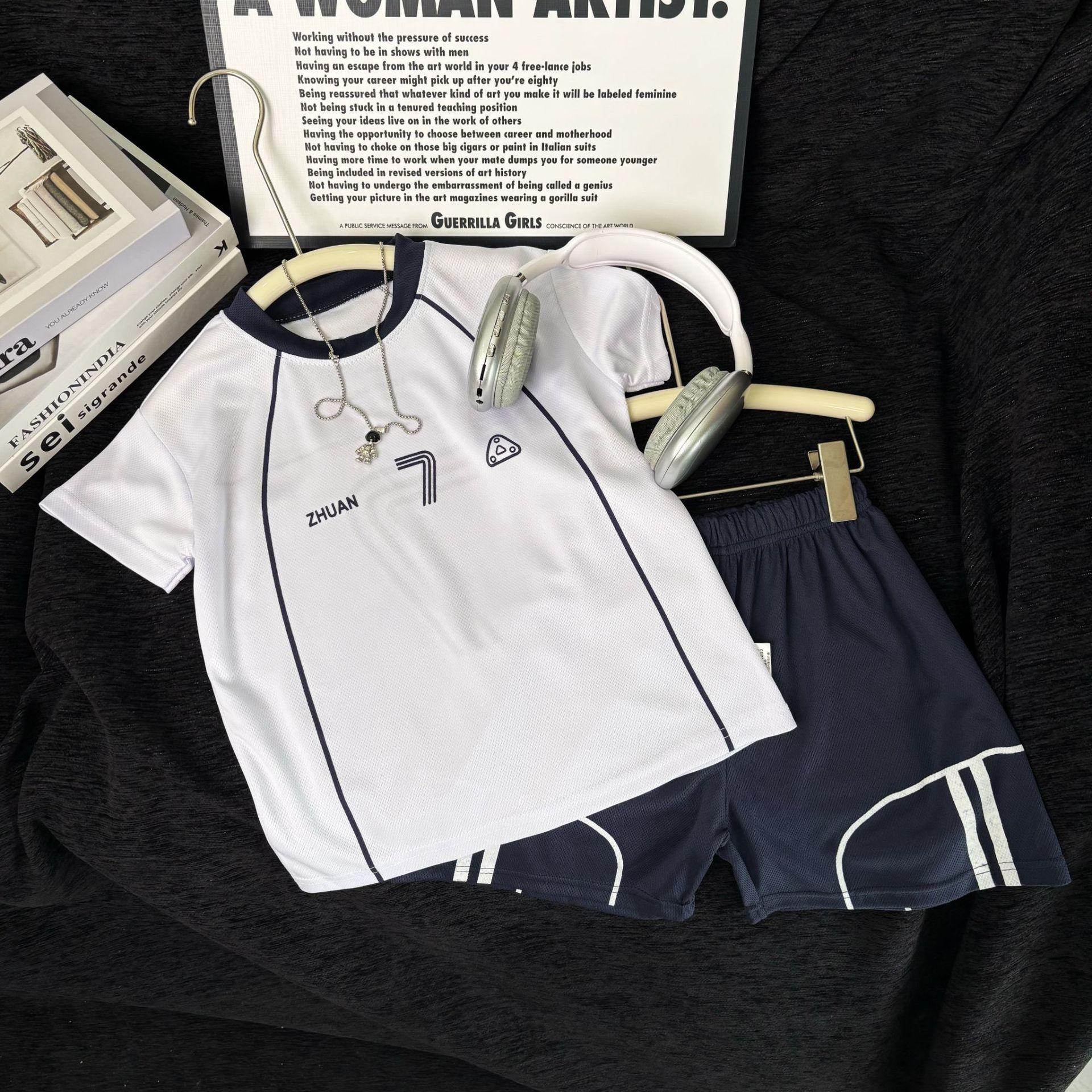 儿童夏季球服速干衣套装新款中大童透气篮球服套装外贸童装