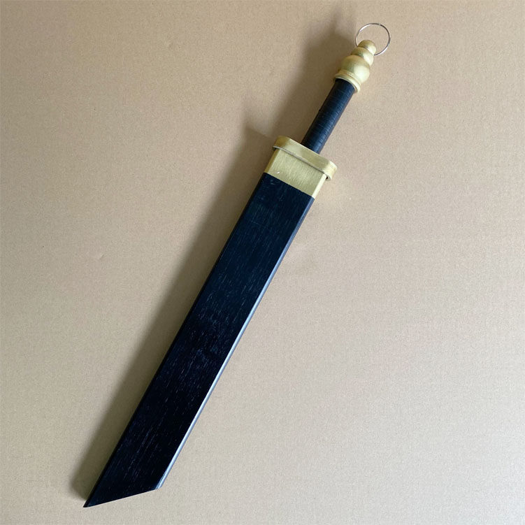 木质带鞘戒刀道具 话剧影视舞台表演演出配饰儿童玩具刀武松兵器