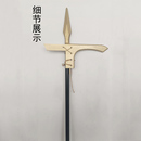 戈矛中国古代兵器木质戈矛古装 影视拍摄战士兵卒长戟定制木质道具