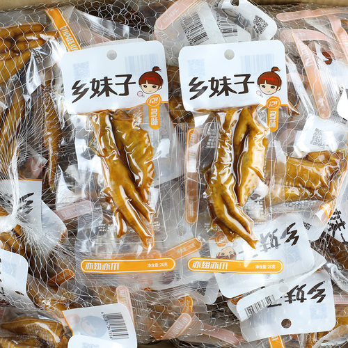 乡妹子泡卤鸡爪鸡翅尖鸡肉类多味