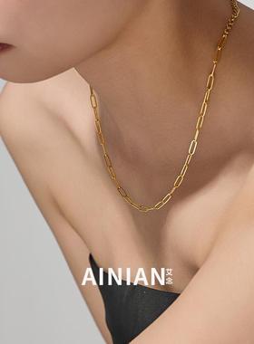 14K包金欧美风经典项链高级叠搭