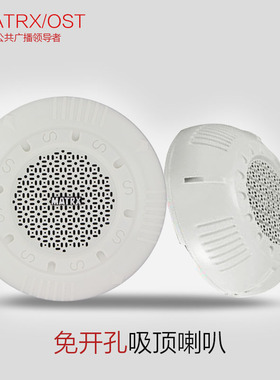 吸顶喇叭音响 MATRX/619 天花喇叭 广播喇叭吊顶音箱 免开孔吸顶