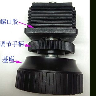 双鱼乒乓球台配件高度调节脚垫室内乒乓球台桌调节脚尼龙固定脚