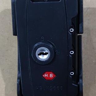 铝框款行李箱锁扣配件拉杆密码箱扣锁零件卡扣式锁箱包维修更换锁