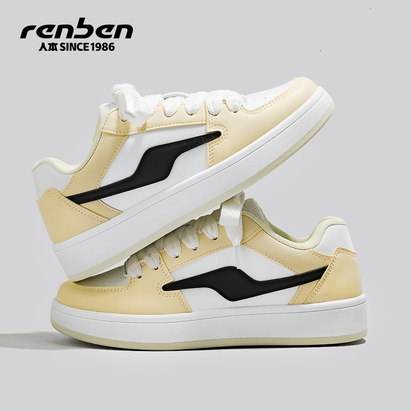 人本小白鞋女款2024秋季新款