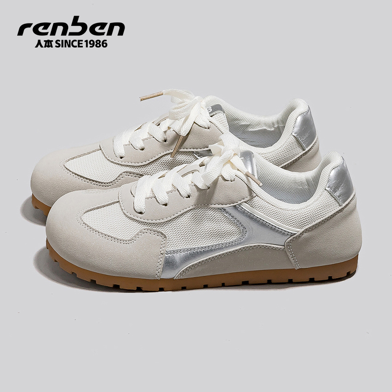 人本德训鞋女芭蕾透气轻便阿甘鞋