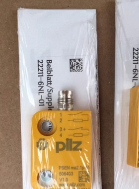 506403 512110 全新皮尔兹磁性安全开关