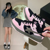 韩版 潮百搭运动滑板鞋 原创学生厚底休闲德训鞋 ins小众男女情侣鞋