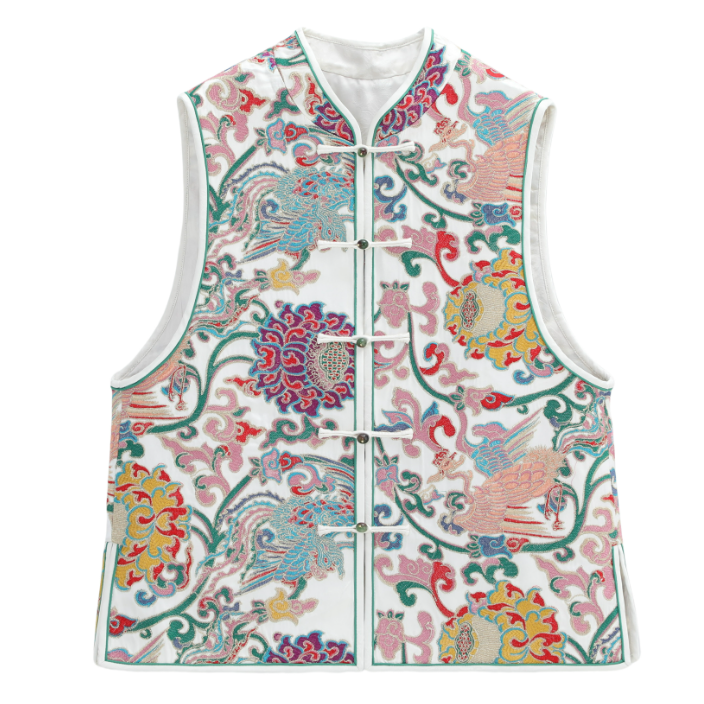 凤轩阁凤穿杜丹刺绣系列