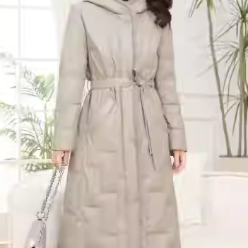 凤轩阁   水貂包条 皮 鹅绒 羽绒服TTSY99063 L180克+8