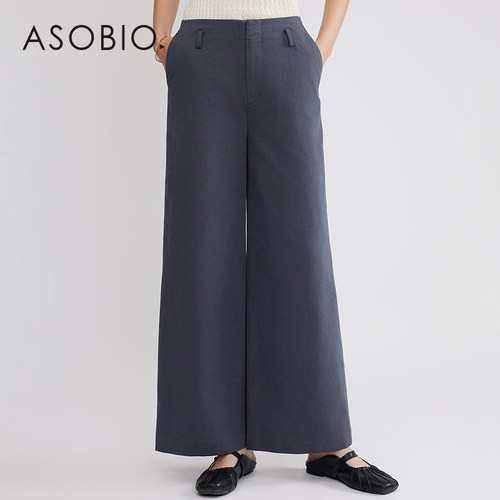 Asobio设计感直筒长裤2025秋冬新品时尚简约气质通勤高级女装167