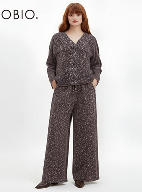 Asobio绵羊毛轻暖V领针织开衫2025冬季新品通勤百搭毛衣女372/373