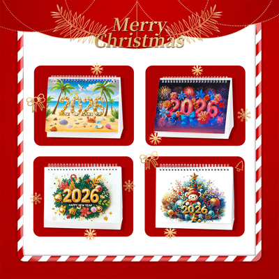 2026年钻石画手工diy台历日历钻石绣简单点钻送闺蜜情侣朋友礼物